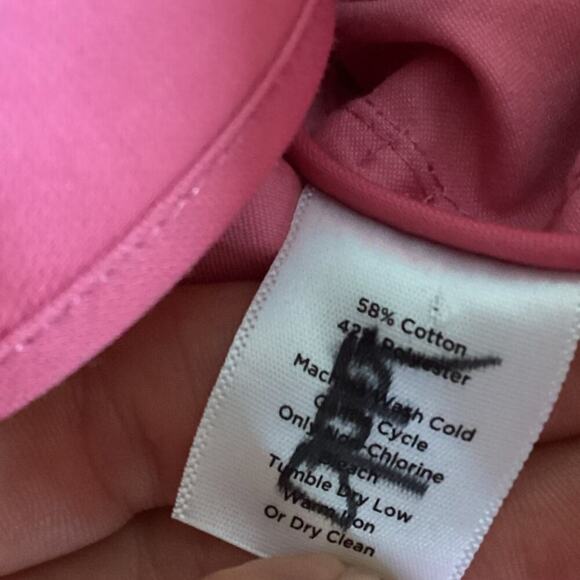 Talbots Womens Trench Coat Plus Size 16 Pink Classic Old Money Preppy Work Belt - Picture 13 of 13